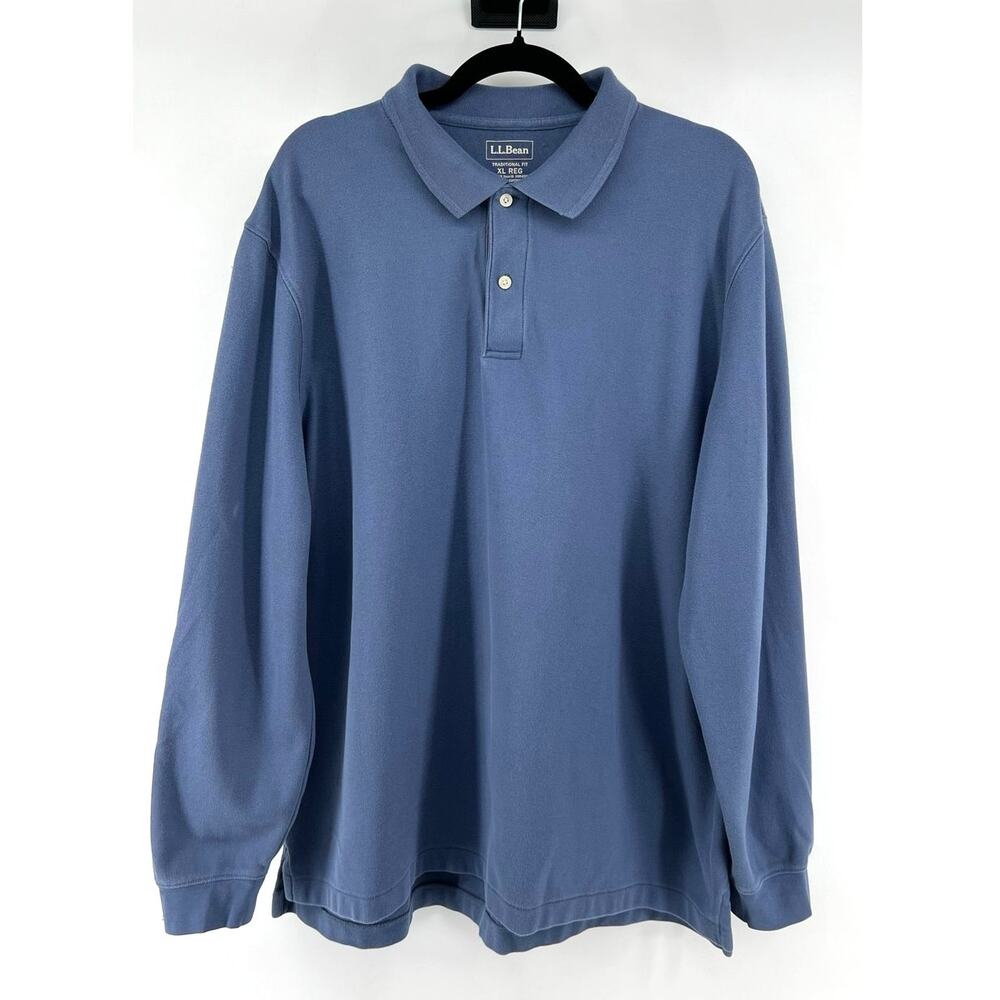 L.L. Bean Traditional Fit Henley Long Sleeve Men's XL